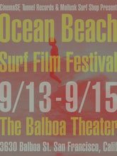 Load image into Gallery viewer, Ocean Beach Surf Film Festivals Posters by Thomas Campbell