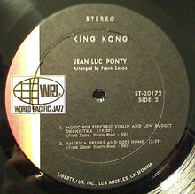 Load image into Gallery viewer, Jean-Luc Ponty | King Kong: Jean-Luc Ponty Plays The Music Of Frank Zappa