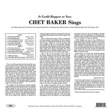Load image into Gallery viewer, Chet Baker | It Could Happen To You (New)