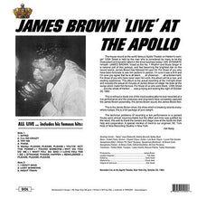 Load image into Gallery viewer, James Brown | Live At The Apollo (New)