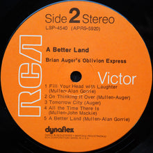 Load image into Gallery viewer, Brian Auger's Oblivion Express | A Better Land