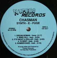 Load image into Gallery viewer, Chasman | Synth-E-Fuge (New)