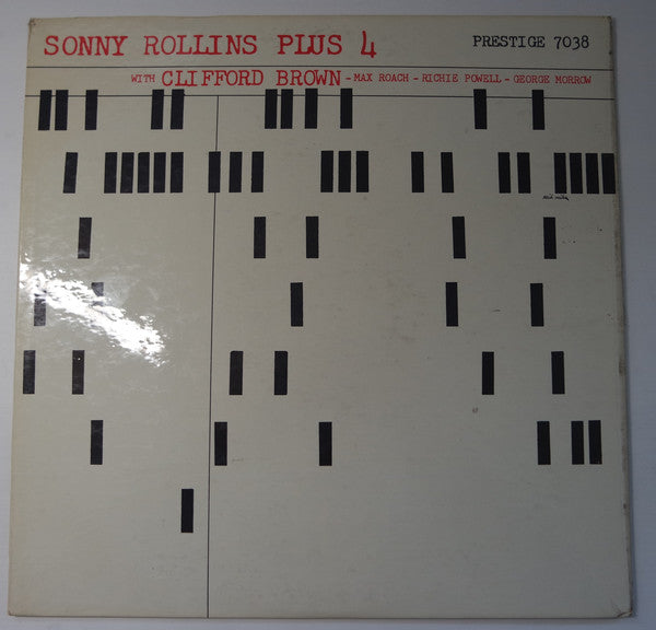 Sonny Rollins | Plus 4 – Tunnel Records