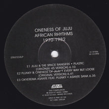 Load image into Gallery viewer, Oneness Of Juju | African Rhythms 1970-1982 (New)