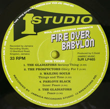 Load image into Gallery viewer, Various | Fire Over Babylon (Dread, Peace And Conscious Sounds At Studio One) (New)