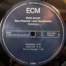 Load image into Gallery viewer, Keith Jarrett / Gary Peacock / Jack DeJohnette | Yesterdays