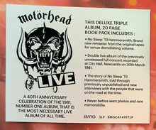Load image into Gallery viewer, Motörhead | No sleep 'til Hammersmith (New)