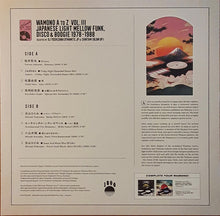 Load image into Gallery viewer, DJ Yoshizawa Dynamite.jp | Wamono A To Z Vol. III (Japanese Light Mellow Funk, Disco & Boogie 1978-1988) (New)