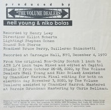 Load image into Gallery viewer, Neil Young | Carnegie Hall 1970 (New)