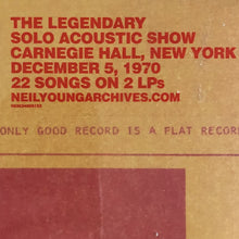 Load image into Gallery viewer, Neil Young | Carnegie Hall 1970 (New)