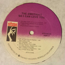 Load image into Gallery viewer, The Emotions | So I Can Love You