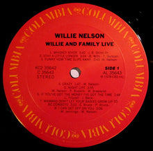 Load image into Gallery viewer, Willie Nelson | Willie And Family Live