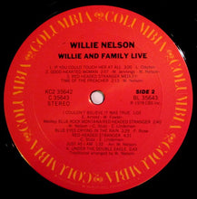 Load image into Gallery viewer, Willie Nelson | Willie And Family Live