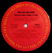 Load image into Gallery viewer, Willie Nelson | Willie And Family Live