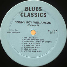 Load image into Gallery viewer, Sonny Boy Williamson | Blues Classics By Sonny Boy Williamson Volume 3