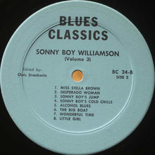 Load image into Gallery viewer, Sonny Boy Williamson | Blues Classics By Sonny Boy Williamson Volume 3