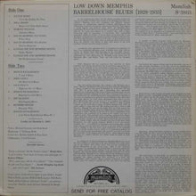 Load image into Gallery viewer, Various | Low Down Memphis Barrelhouse Blues