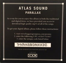 Load image into Gallery viewer, Atlas Sound | Parallax (New)