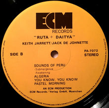 Load image into Gallery viewer, Keith Jarrett | Ruta And Daitya