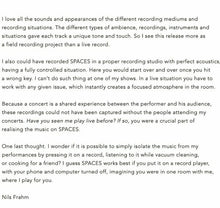 Load image into Gallery viewer, Nils Frahm | Spaces (New)