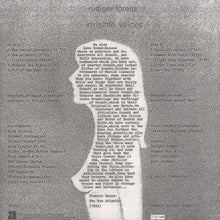 Load image into Gallery viewer, Rüdiger Lorenz | Invisible Voices