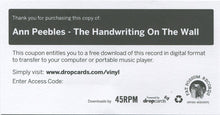 Load image into Gallery viewer, Ann Peebles | The Handwriting Is On The Wall (New)