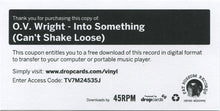 Load image into Gallery viewer, O.V. Wright | Into Something, Can't Shake Lose (New)