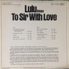 Load image into Gallery viewer, Lulu | Lulu Sings To Sir With Love