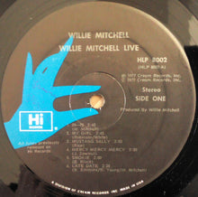 Load image into Gallery viewer, Willie Mitchell | Willie Mitchell Live