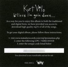 Load image into Gallery viewer, Kurt Vile | B'lieve I'm Goin Down... (New)