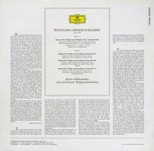 Load image into Gallery viewer, Wolfgang Amadeus Mozart | Violinkonzert = Violin Concerto = Concerto Pour Violon Nr. 1 KV 207 / Adagio KV 261 ∙ Rondo KV 269 ∙ KV 373