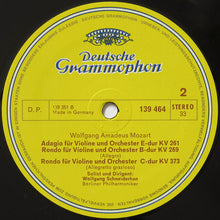 Load image into Gallery viewer, Wolfgang Amadeus Mozart | Violinkonzert = Violin Concerto = Concerto Pour Violon Nr. 1 KV 207 / Adagio KV 261 ∙ Rondo KV 269 ∙ KV 373