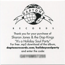 Load image into Gallery viewer, Sharon Jones & The Dap-Kings | It's A Holiday Soul Party (New)