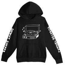 Load image into Gallery viewer, Tunnel Records X Donut Shoppe Classic and Delicious Hooded Sweatshirt
