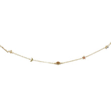 Load image into Gallery viewer, Dainty Gold Choker Necklace, Cosmic
