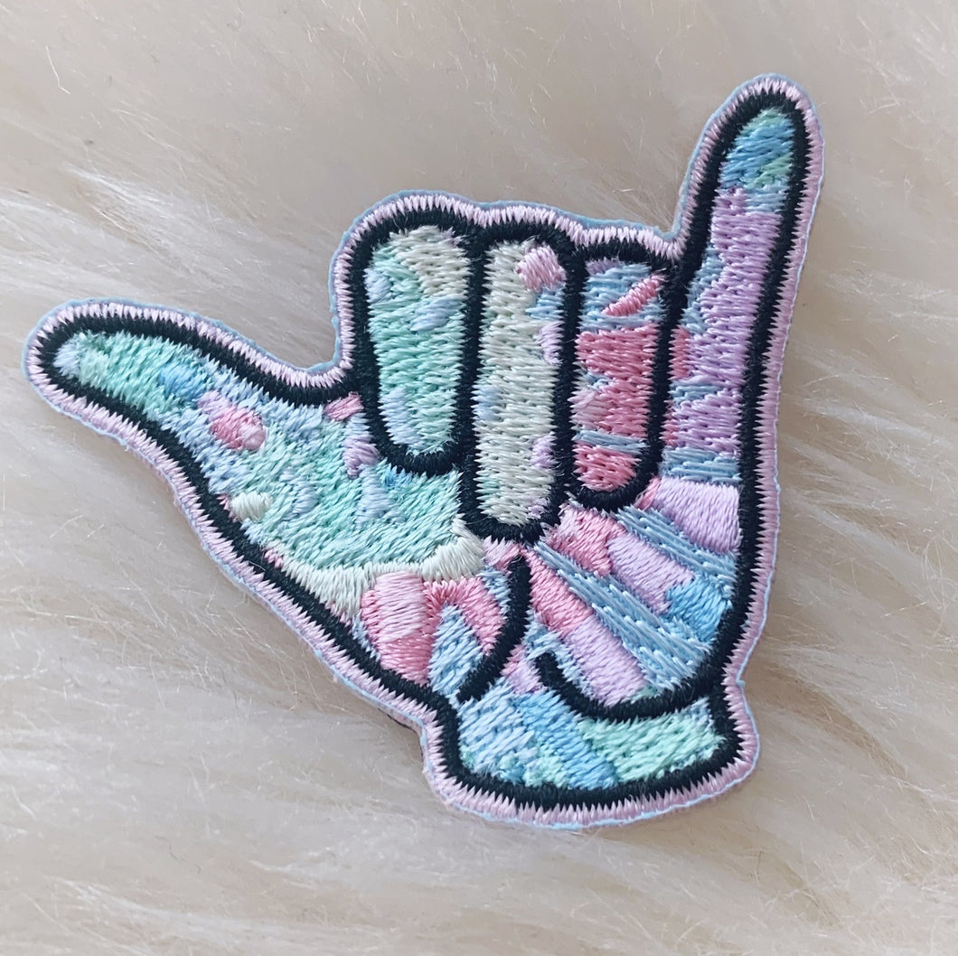 Patch - Hang Loose Hand Tie Dye