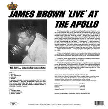 Load image into Gallery viewer, James Brown | Live At The Apollo (New)
