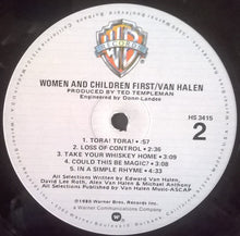 Load image into Gallery viewer, Van Halen | Women And Children First

