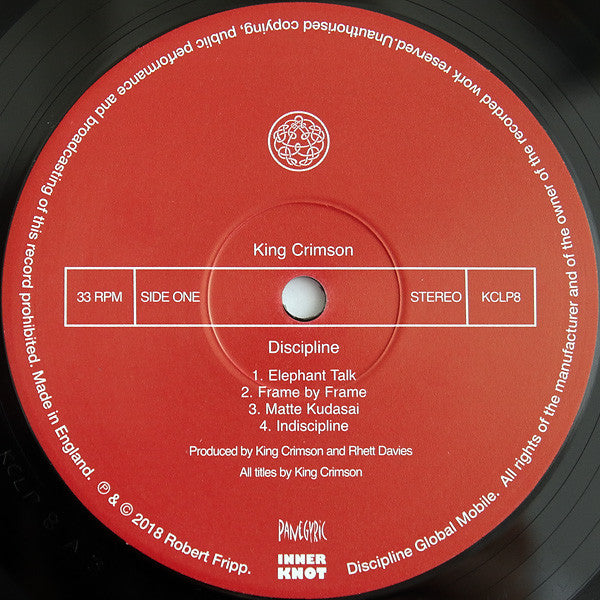 King Crimson | Discipline – Tunnel Records