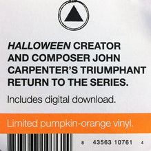 Load image into Gallery viewer, John Carpenter | Halloween (Original Motion Picture Soundtrack) (New)
