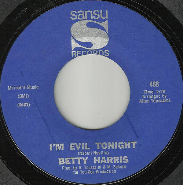 Betty Harris | I'm Evil Tonight