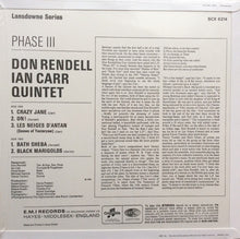 Load image into Gallery viewer, The Don Rendell / Ian Carr Quintet | Phase III (New)
