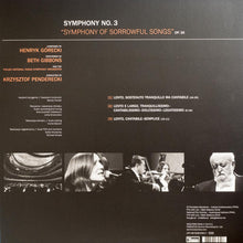 Load image into Gallery viewer, Henryk Górecki | Symphony No. 3 (Symphony Of Sorrowful Songs) Op. 36 (New)
