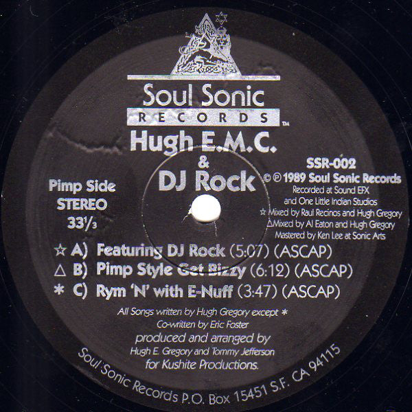 Hugh EMC | Featuring DJ Rock / Pimp Style Get Bizy / Rym 'N' With E-Nuff / I Don't Stop