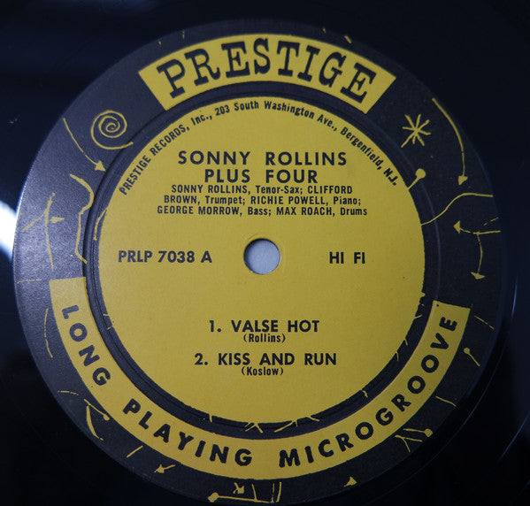 Sonny Rollins | Plus 4 – Tunnel Records