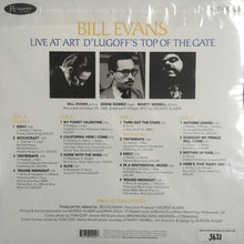 Load image into Gallery viewer, Bill Evans | Live At Art D&#39;Lugoff&#39;s Top Of The Gate (New)
