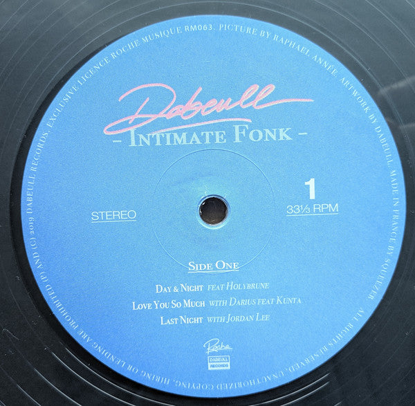 Dabeull | Intimate Fonk – Tunnel Records
