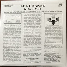 Load image into Gallery viewer, Chet Baker | In New York (New)
