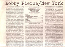 Load image into Gallery viewer, Bobby Pierce | New York
