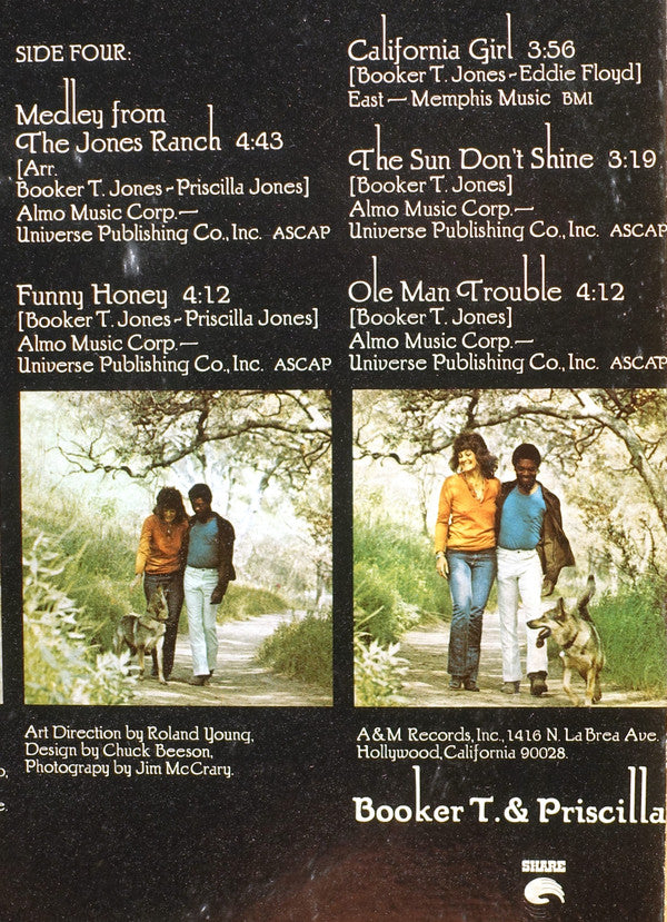 Booker T. Jones | Booker T. & Priscilla – Tunnel Records